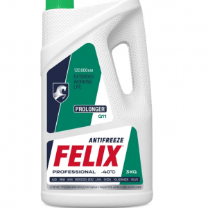 Антифриз Felix PROLONGER G11 готовый -40C зеленый 3 кг 430206327