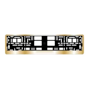 Купить Рамка под номерной знак хром (золото)